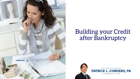 Rebuilding your Credit after Bankruptcy
