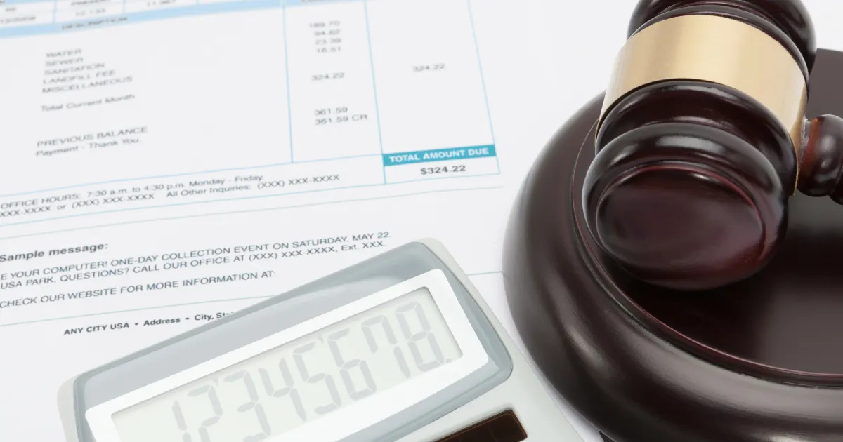 bankruptcy and court fines
