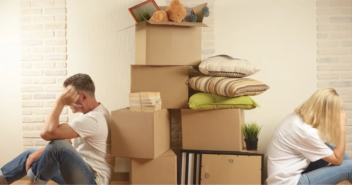 moving out after divorce