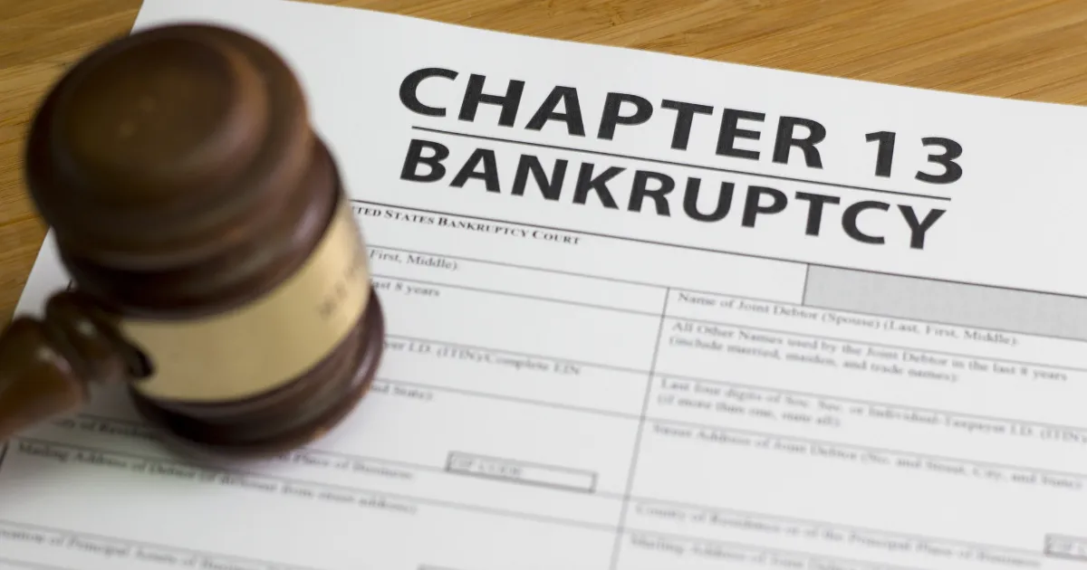 Chapter 13 Bankruptcy — protect your assets from creditors
