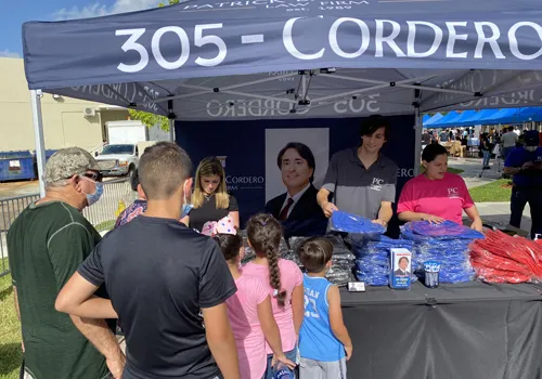 Back to School 2021 — distributing supplies to families